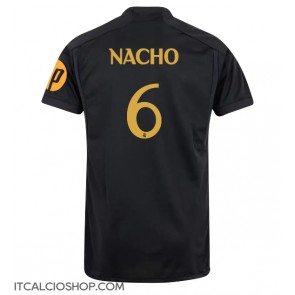 Real Madrid Nacho Fernandez #6 Terza Maglia 2023-24 Manica Corta